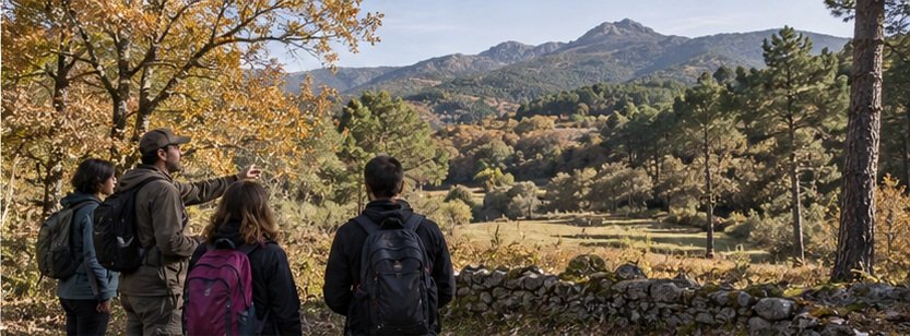 La Lobera · Cuatro hábitats, un bosque con Ecoturnava en Navaluenga y Sierra de Gredos