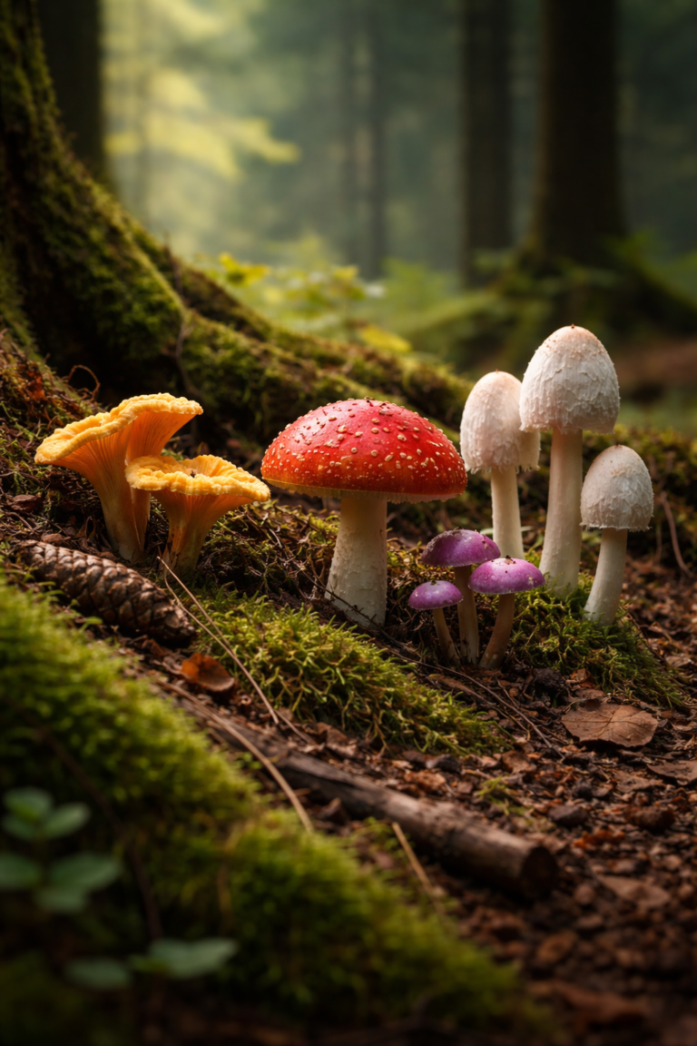 El mundo oculto de los hongos: secretos del bosque que casi nadie ve.