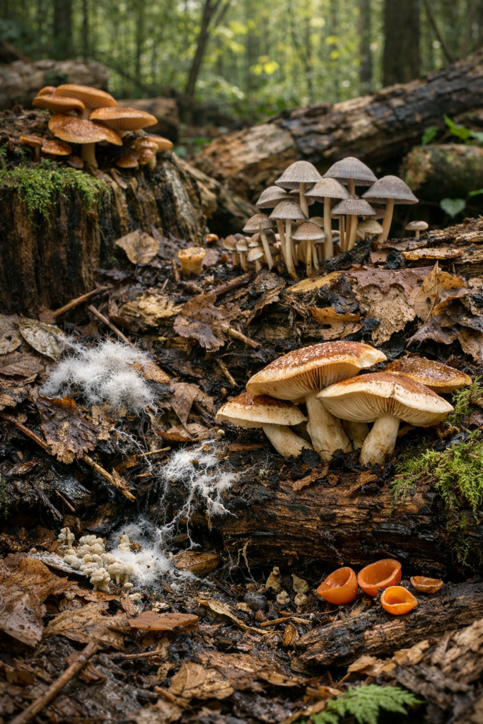 Los hongos llevan millones de años reciclando el planeta