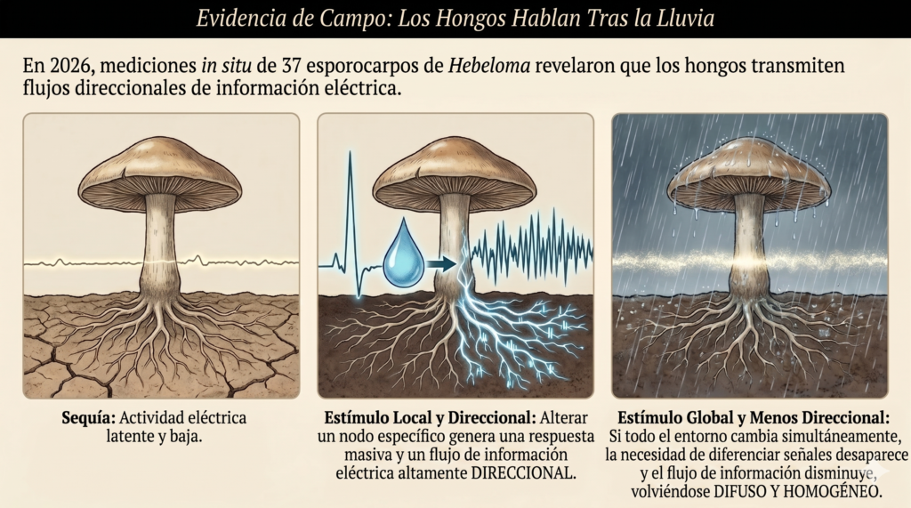 Los hongos envían señales bajo tierra: el estudio científico que está cambiando nuestra visión del bosque