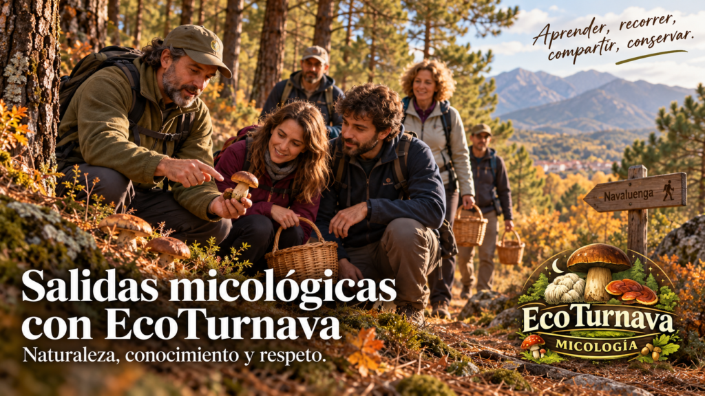 Ruta micológica guiada EcoTurnava en Navaluenga Ávila